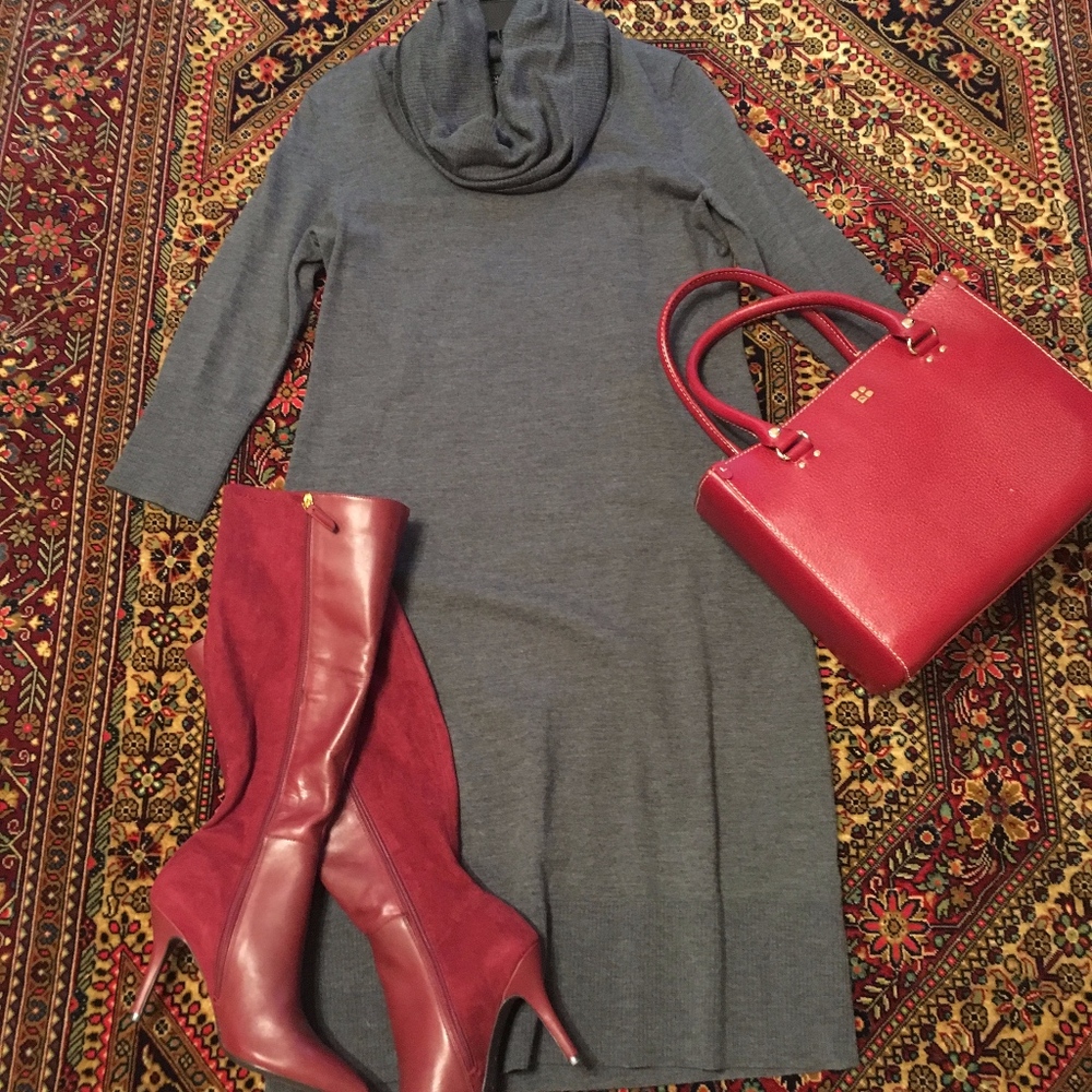 Talbots Merino Wool Sweater Dress
